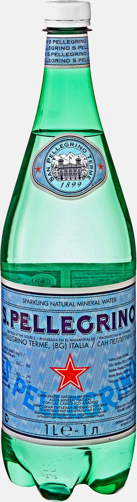 Минеральная вода Sanpellegrino 1л