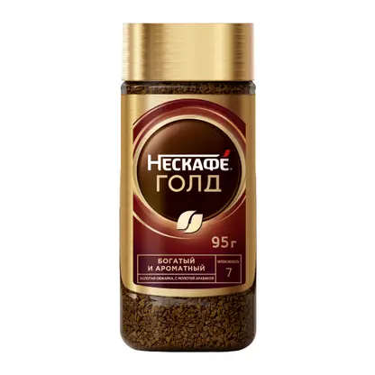 Изображение товара Кофе молотый Нескафе Голд сублимированный 95г