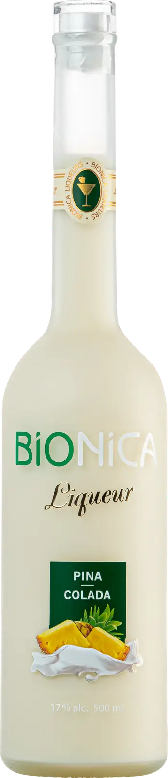 Изображение товара Ликер Bionica Pina Colada 17% 500мл - тропический вкус и аромат, оригинальный рецепт