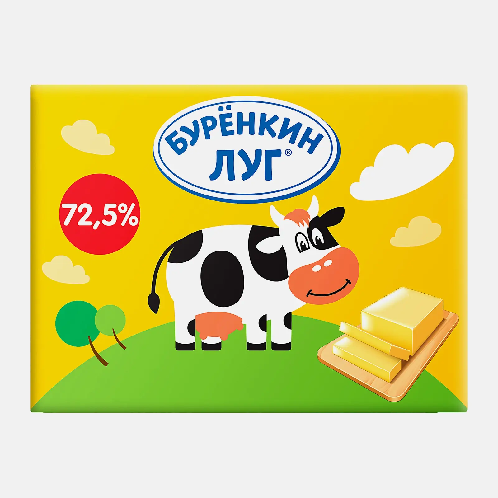 Продукт Буренкин луг растительно-сливочный 72.5% 180г