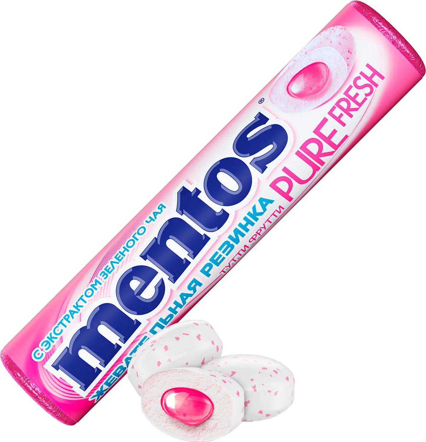 Жевательная резинка Pure Fresh Тутти фрутти Mentos 15.5г