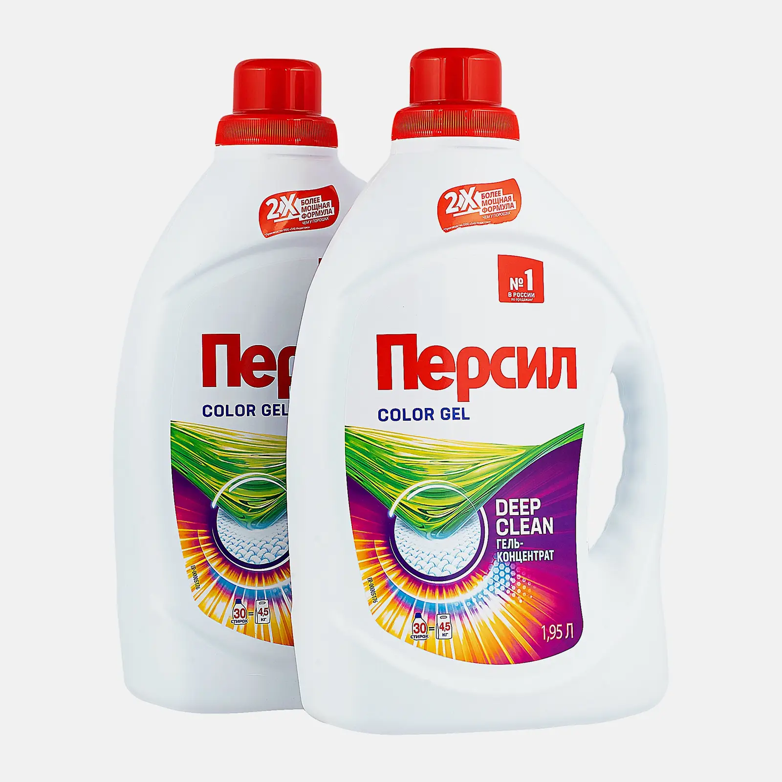 Гель для стирки Персил Колор для цветного жидкий порошок 60 стирок 2шт 3.9л
