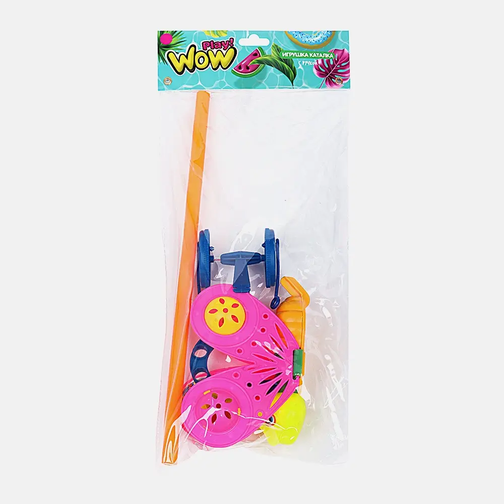 Игрушка каталка с ручкой Wowplay! в ассортименте - фото 3