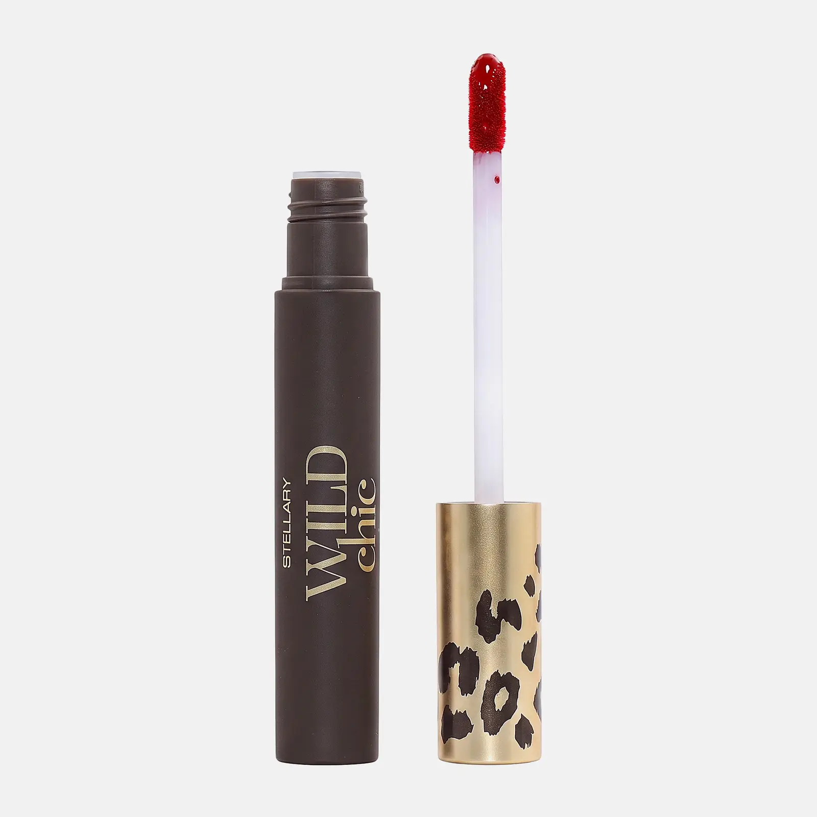 Глянцевая стойкая помада для губ Stellary Wild Chic тон 02 Гранатовый Глянцевая стойкая помада для губ Stellary Wild Chic тон 02 Гранатовый