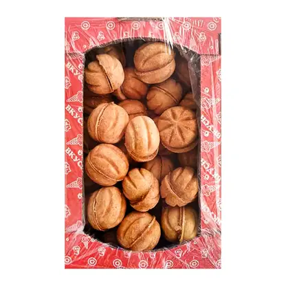 Изображение товара Печенье Орешки с вареной сгущенкой 800г