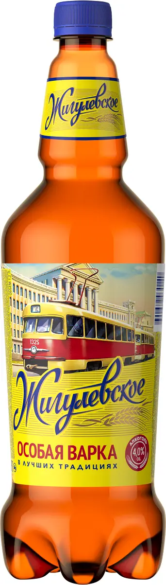 Изображение товара Пиво Жигулевское светлое фильтрованное пастеризованное 4% 1.2л Россия