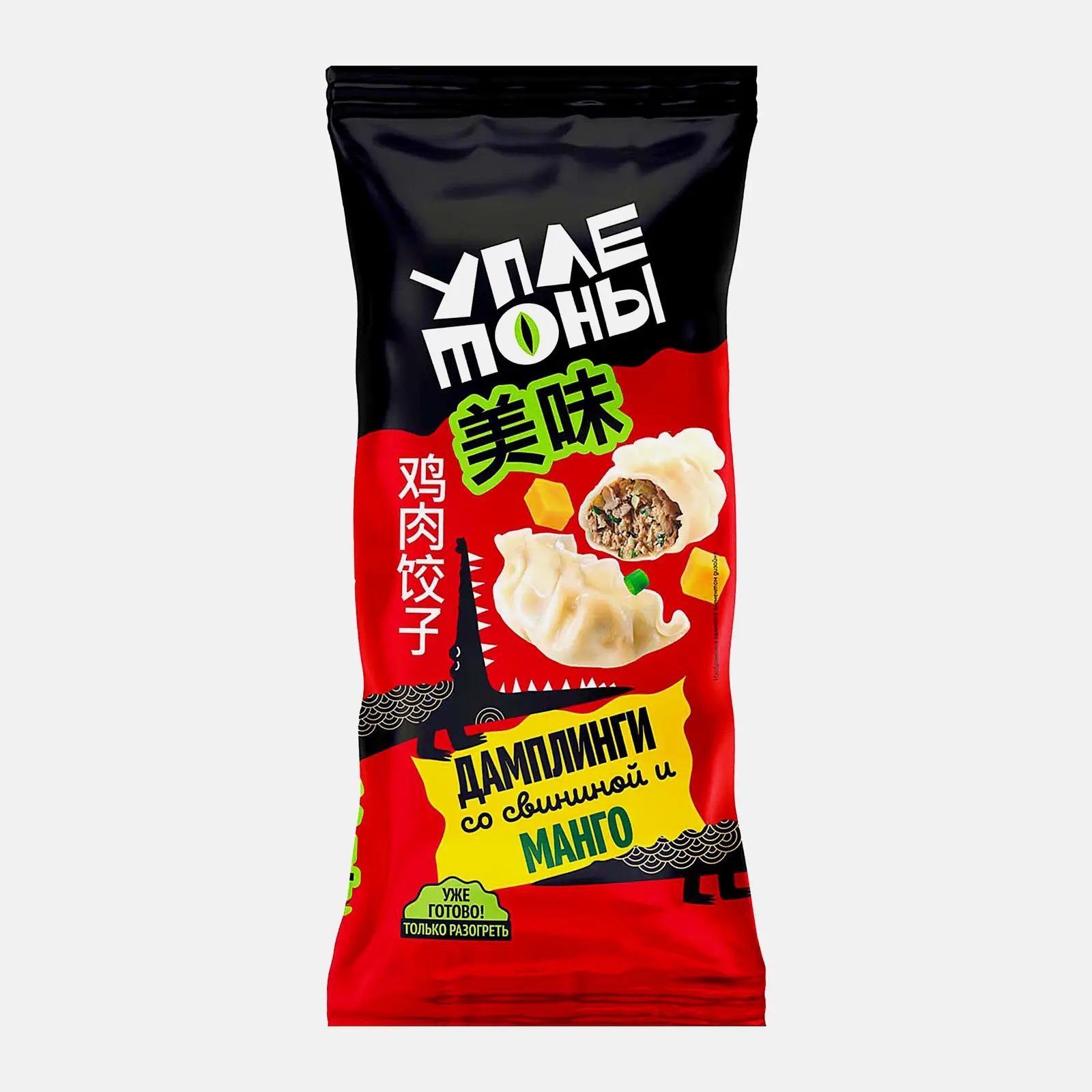 Изображение товара Дамплинги со свининой и манго Уплетоны 150 г замороженные быстрого приготовления