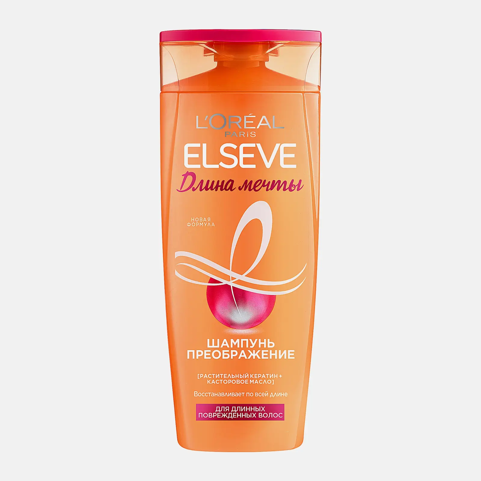 Шампунь L’Oréal Paris Elseve Преображение Длина мечты с кератином для длинных поврежденных волос 400мл Шампунь L’Oréal Paris Elseve Преображение Длина мечты с кератином для длинных поврежденных волос 400мл