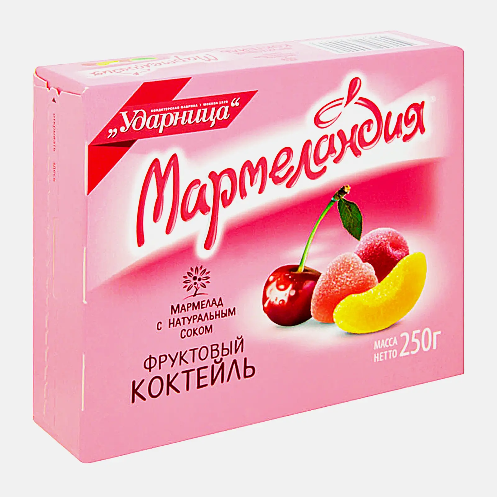 Изображение товара Мармелад Мармеландия Фруктовый коктейль 250 г натуральный десерт