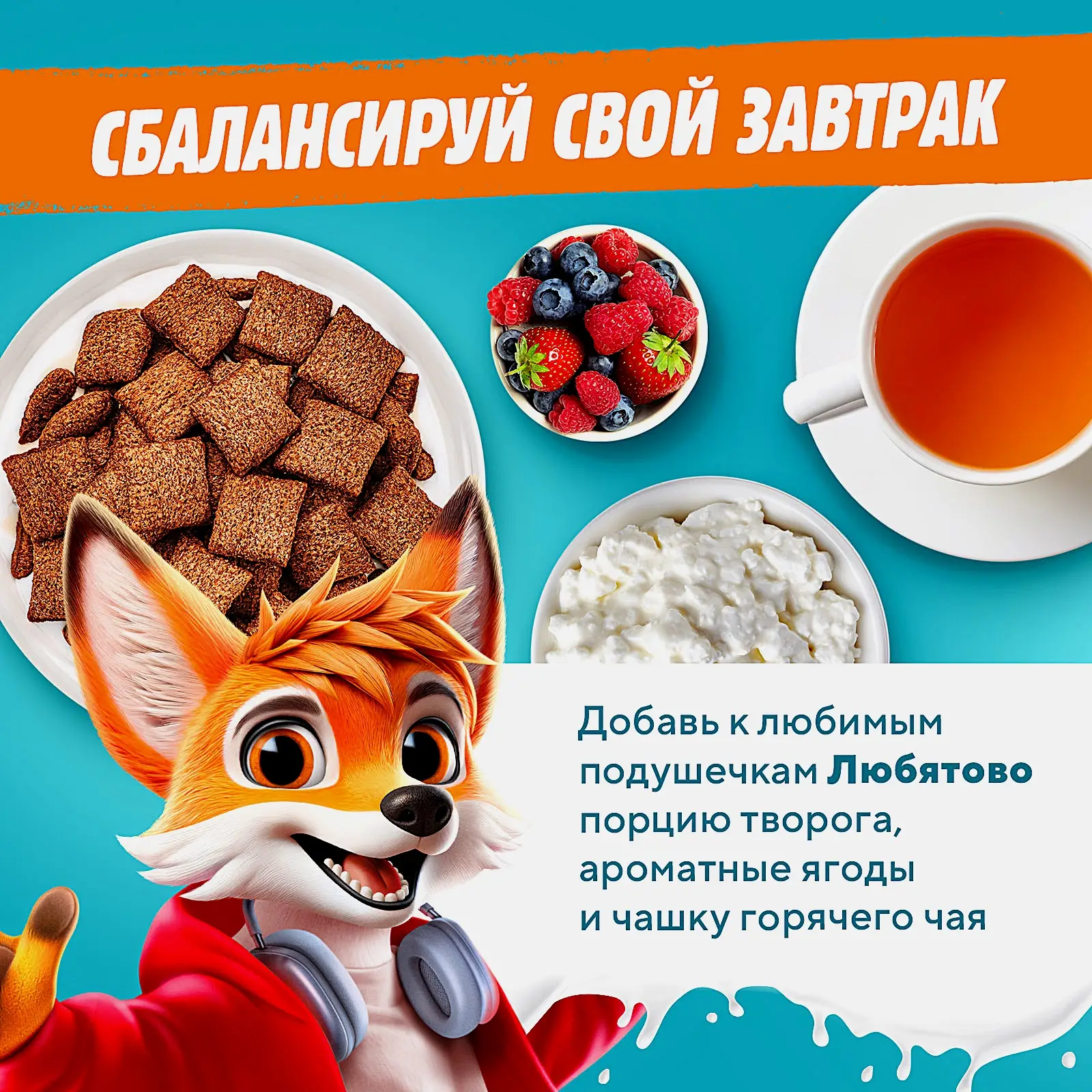Подушечки Любятово с шоколадной начинкой 220г