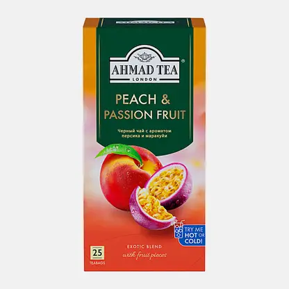 Чай черный Ahmad Tea Персик-Маракуйя 25пак