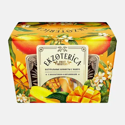 Конфеты желейные с натуральным пюре манго Ekzoterica 250г