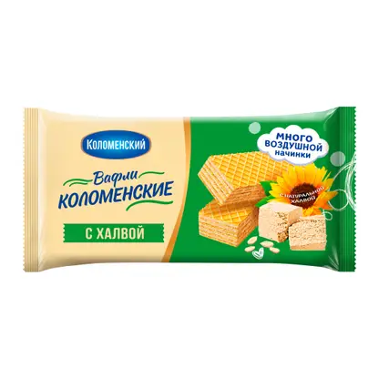 Изображение товара Вафли с халвой Коломенские 200г