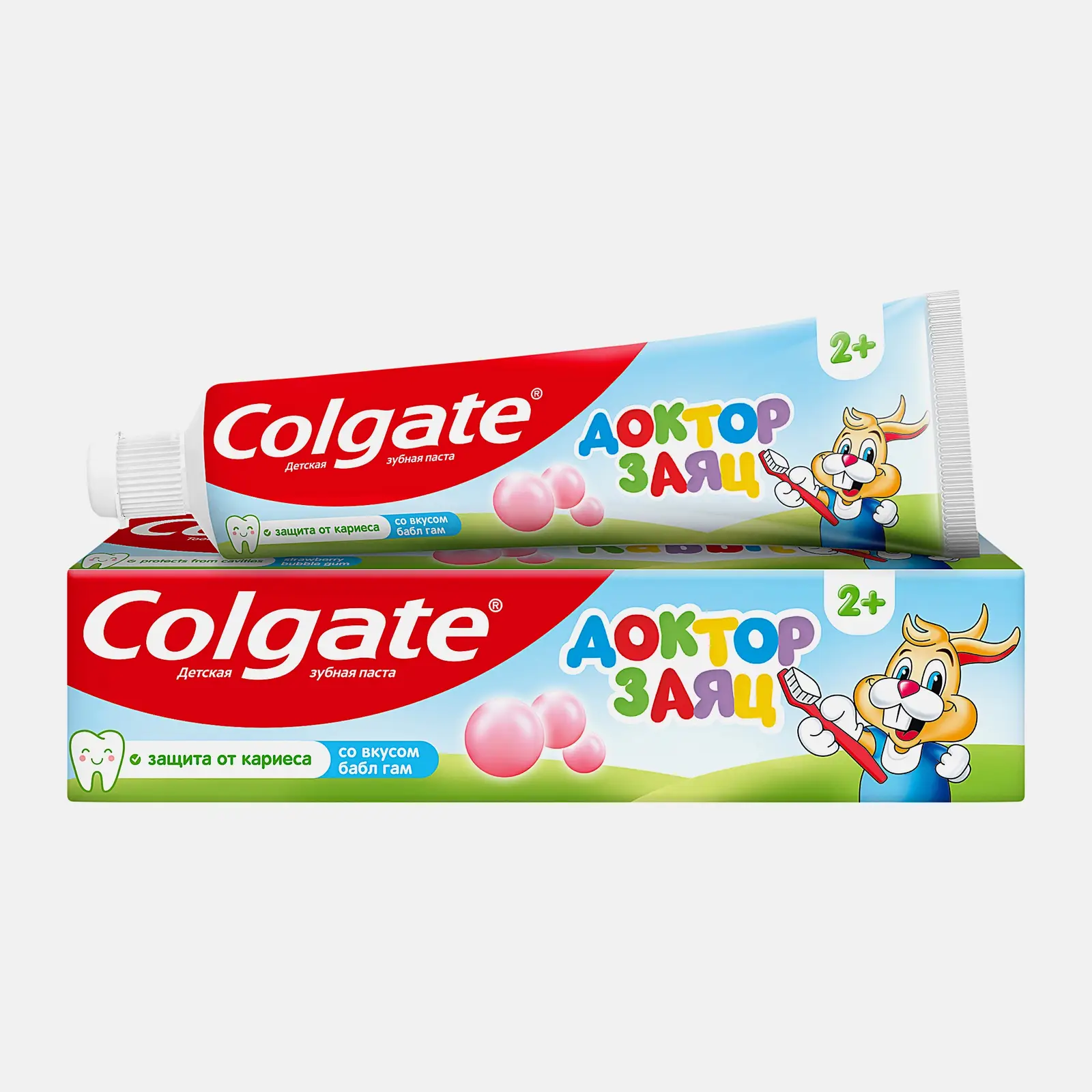 Зубная паста Colgate Доктор Заяц детская со вкусом жвачки 50мл