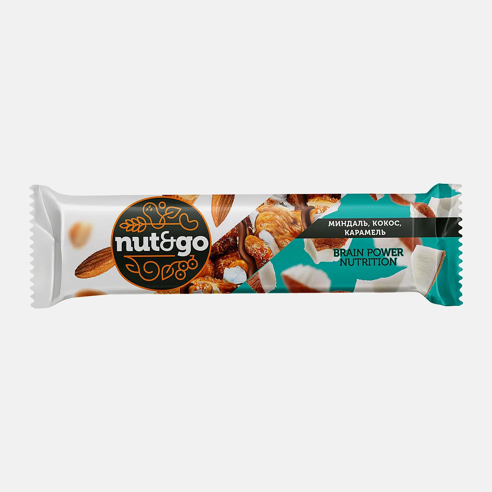 Батончик Миндальный с кокосом Nut & Go 36г Батончик Миндальный с кокосом Nut & Go 36г