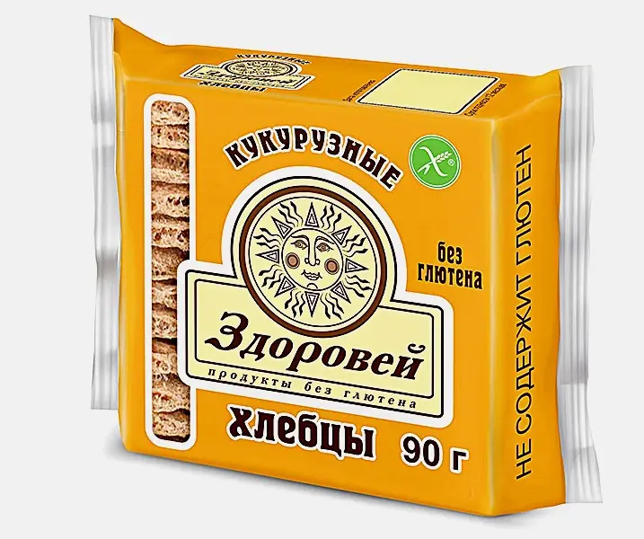 Хлебцы Здоровей кукурузные 90г