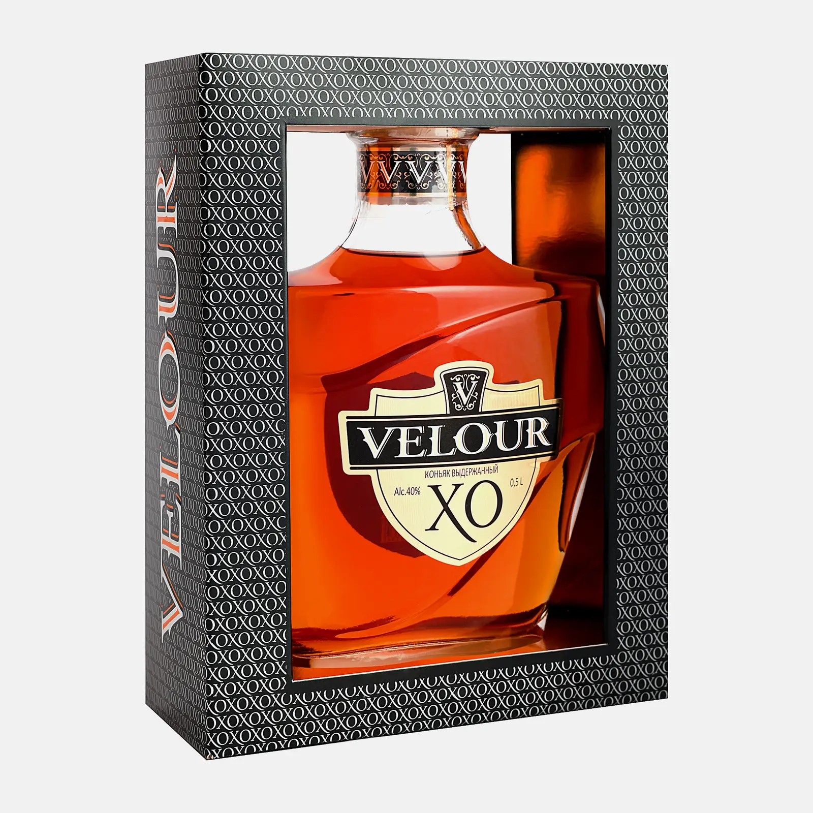 Изображение товара Российский коньяк Velour XO 6 лет 0.5л с бархатистым вкусом и ароматом