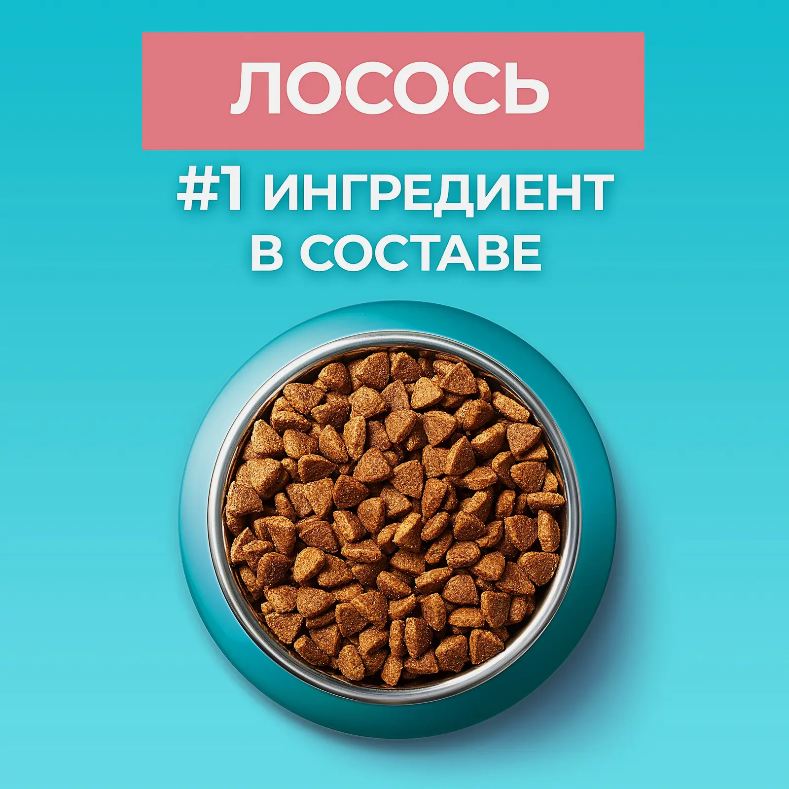 Сухой корм Purina One для стерилизованных кошек и кастрированных котов с высоким содержанием лосося и пшеницей 750г