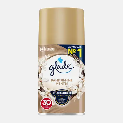 Сменный баллон для освежителя воздуха Glade Ванильные мечты 269мл