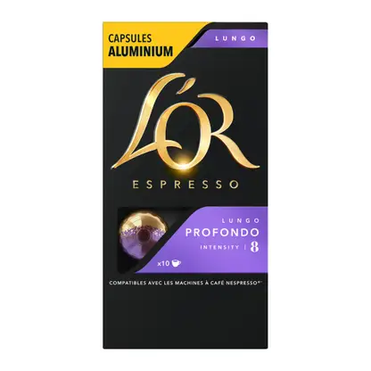 Изображение товара Кофе в капсулах молотый Lor Espresso Lungo Profondo 52г 10шт