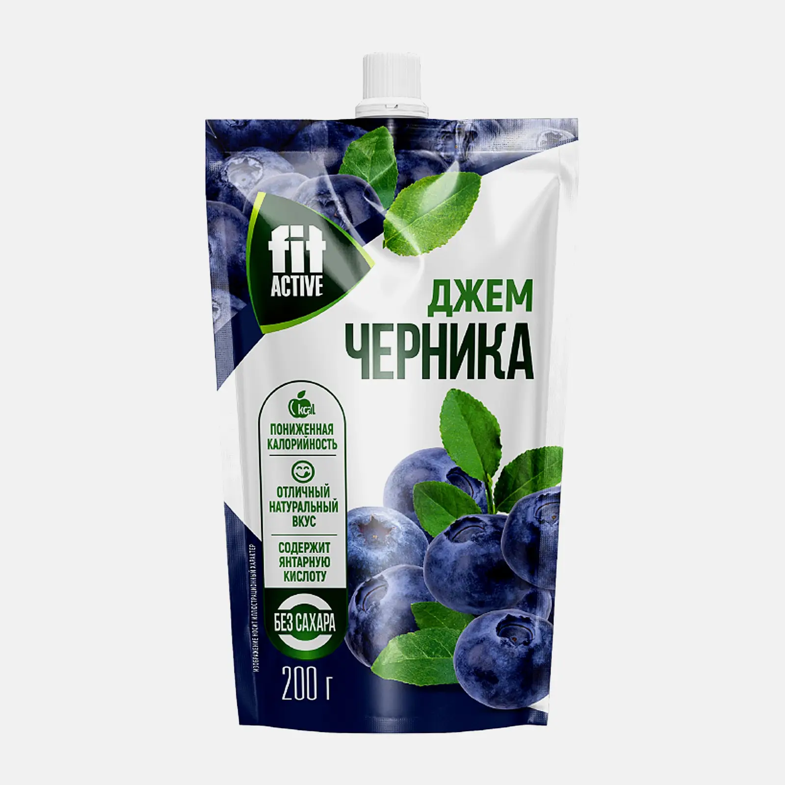 Изображение товара Джем Fitactive Черника без сахара 200г