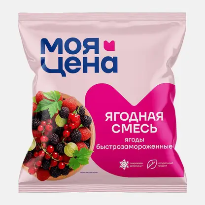 Ягодная смесь Моя цена быстрозамороженная 300г