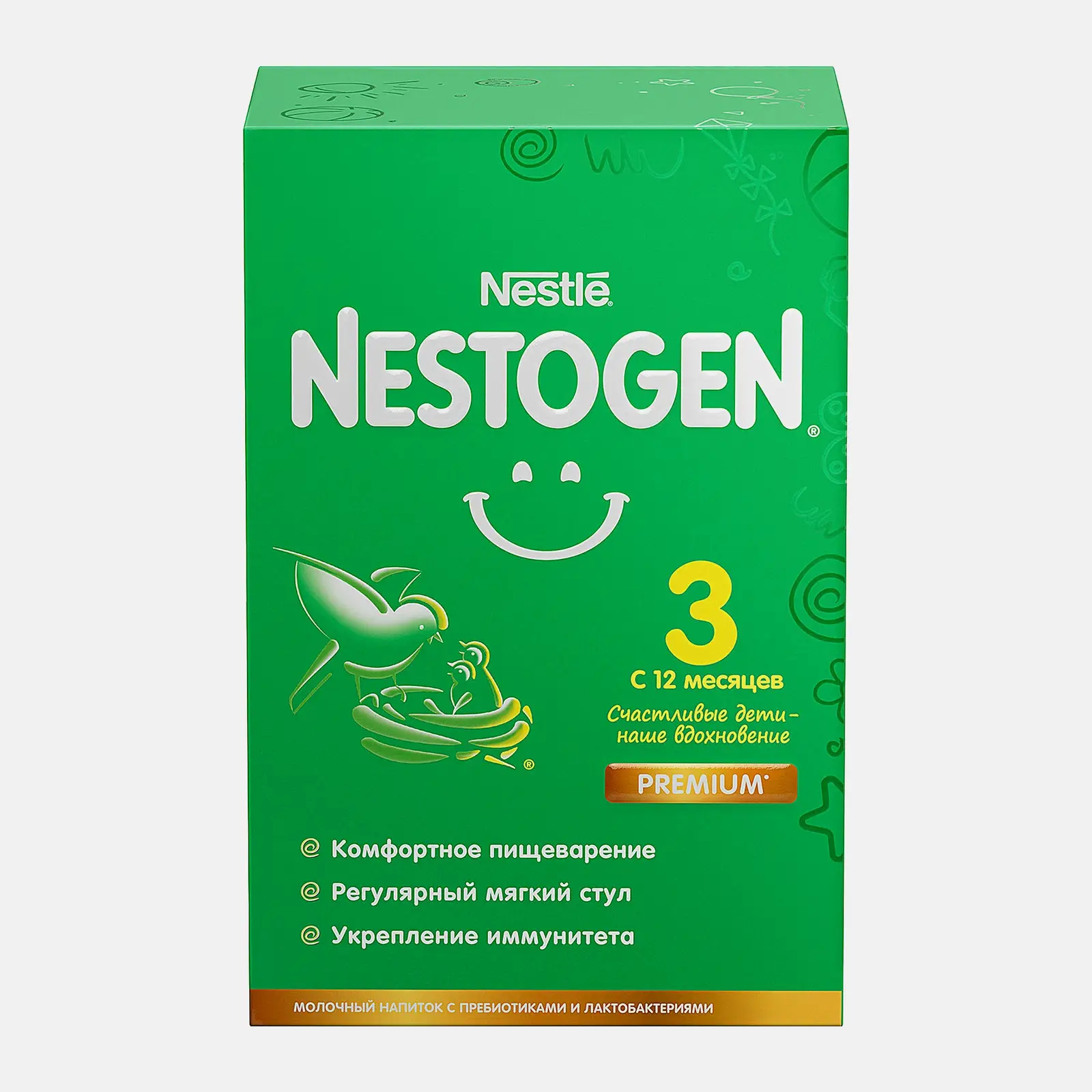 Изображение товара Молочная смесь Nestogen 3 600 г для детей от 12 месяцев и старше