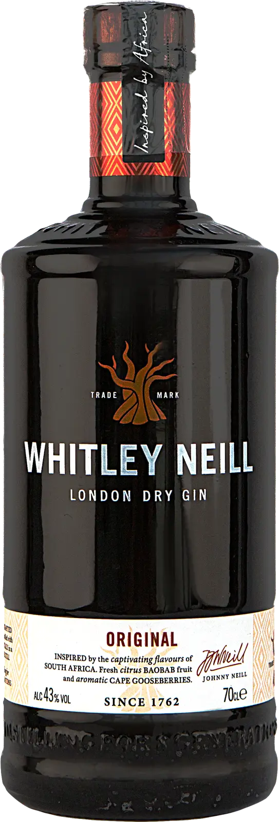Изображение товара Джин Whitley Neill Dry 43% 700мл классический лондонский сухой джин