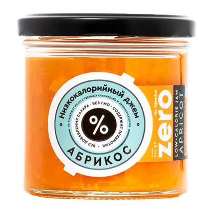 Изображение товара Абрикосовый джем низкокалорийный Mr. Djemius Zero 270г