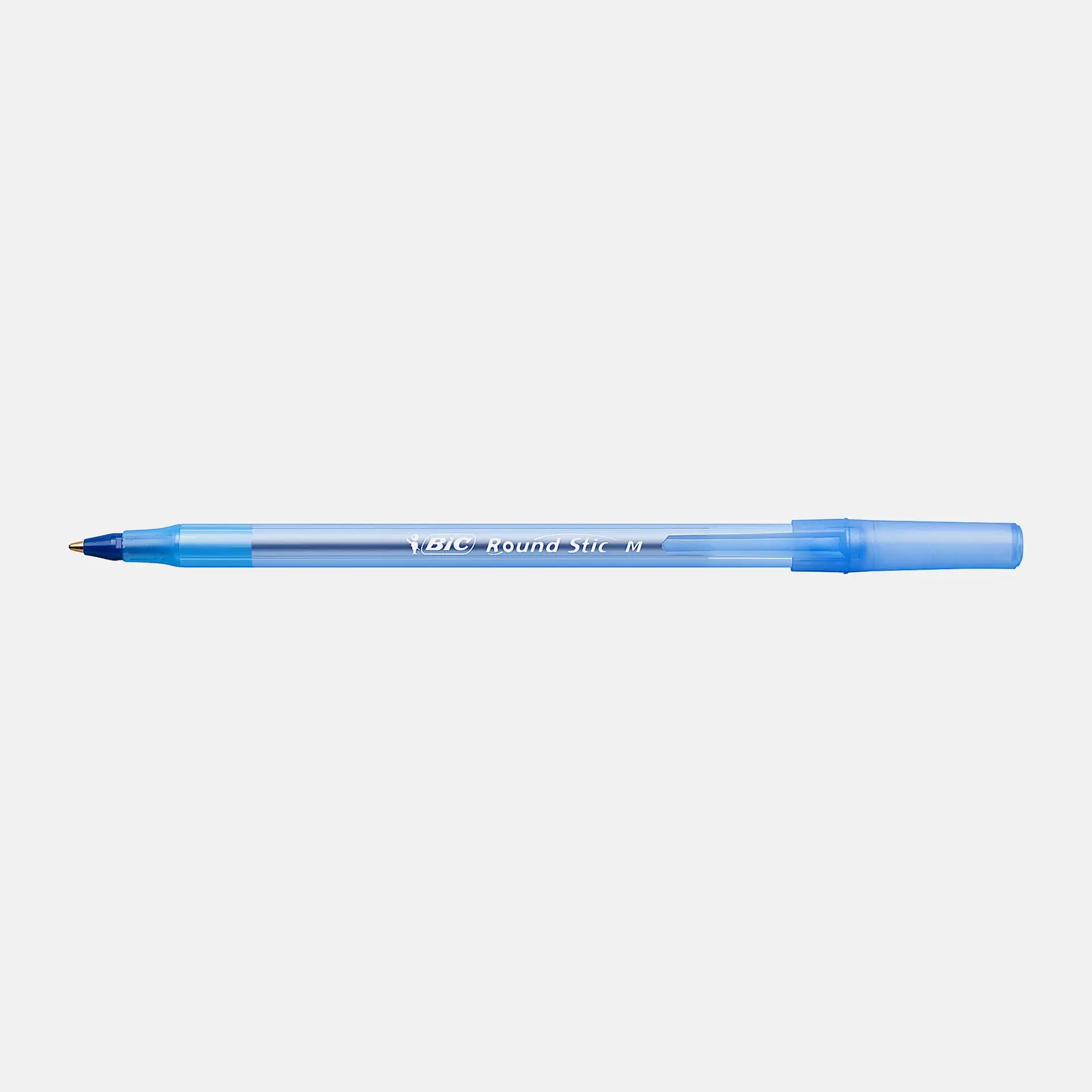 Набор шариковых ручек Bic Round Stic Classic синие 4шт - фото 4