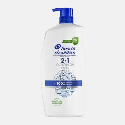 Шампунь для волос Head&Shoulders Основной уход 2в1 против перхоти 800мл