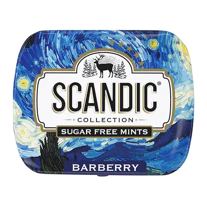 Конфеты освежающие без сахара барбарис Scandic 14г