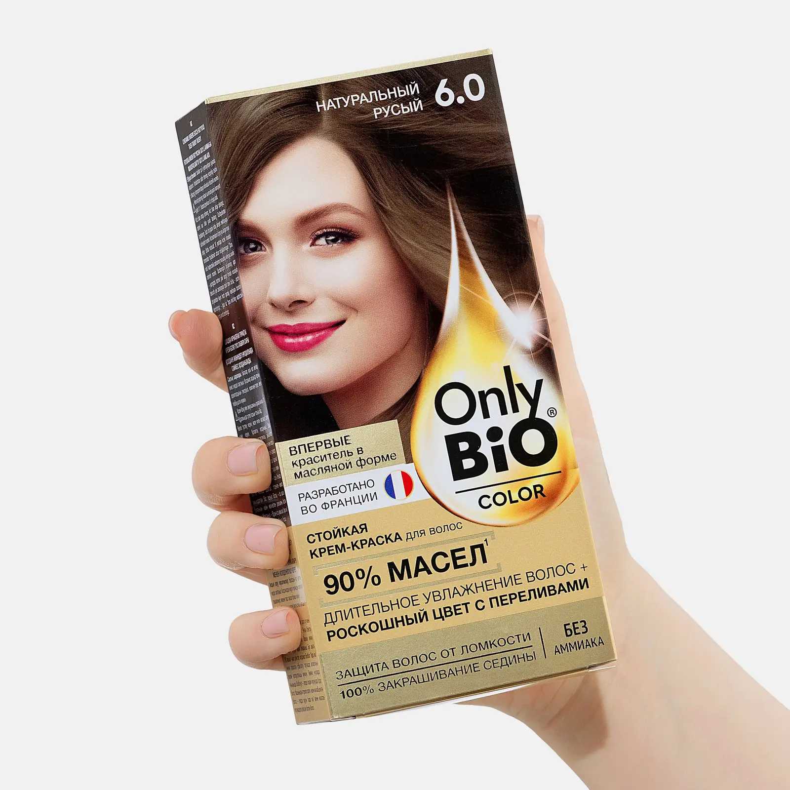 Краска для волос Only Bio Color тон 6.0 Натуральный русый 115мл