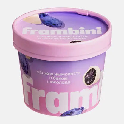 Жимолость в белом шоколаде быстрозамороженная Frambini 130г