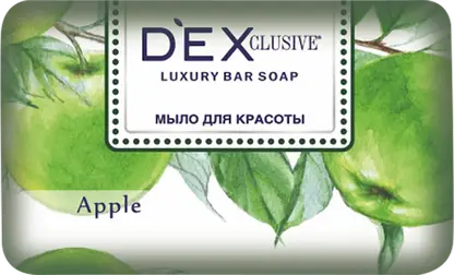 Изображение товара Мыло твердое Dexclusive для красоты Apple для рук + тела 150г