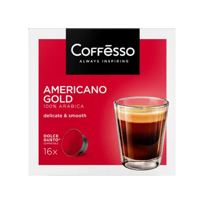 Изображение товара Кофе в капсулах Coffesso Americano Gold DG 16шт 128г