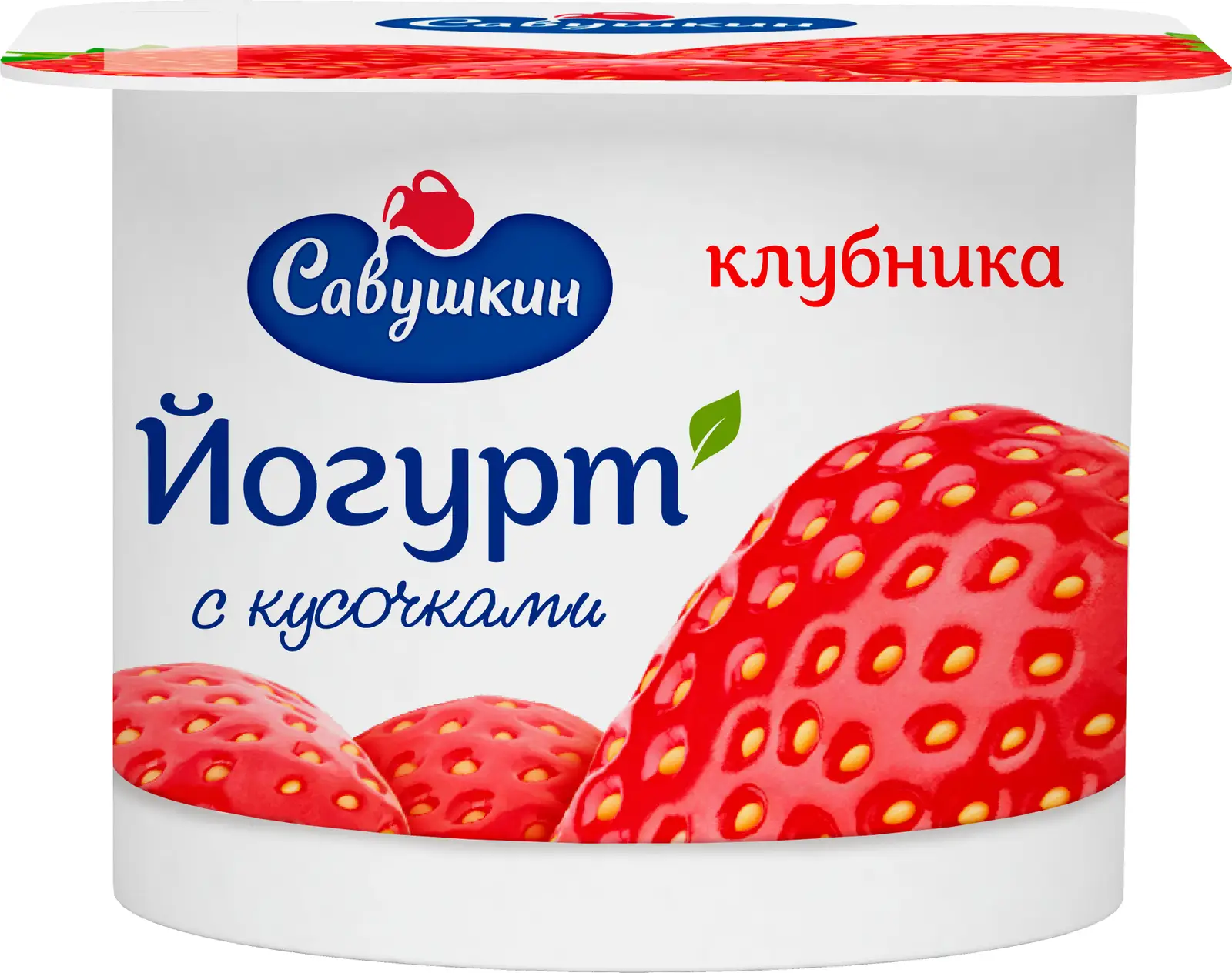 Йогурт Савушкин клубника 2% 120г - Магнит-Продукты