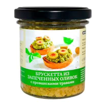Изображение товара Брускетта TomTom запечённая с оливками и прованскими травами 140г