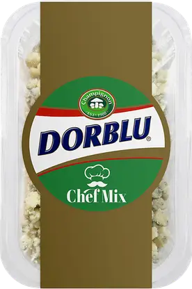 Сыр Dorblu с голубой плесенью Шеф микс 56% 100г
