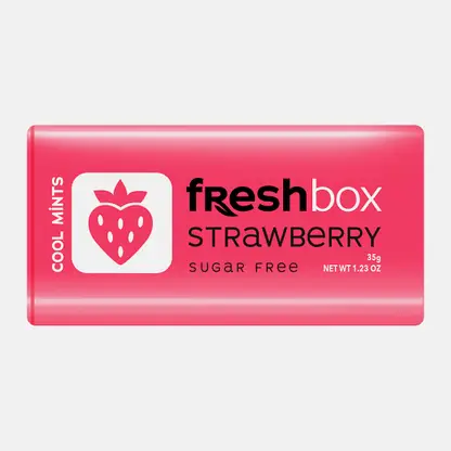 Драже освежающие без сахара Клубника Freshbox 35г
