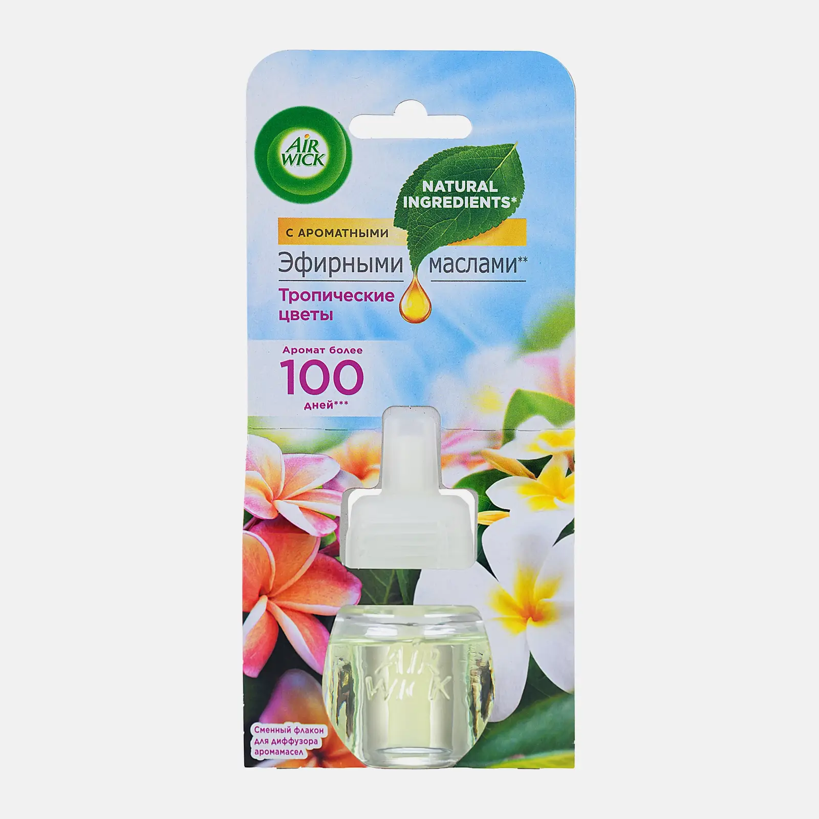 Изображение товара Сменный флакон для диффузора аромамасел Air Wick Тропические цветы 19 мл