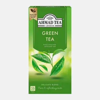 Чай зеленый Ahmad Tea Green Tea 25пак