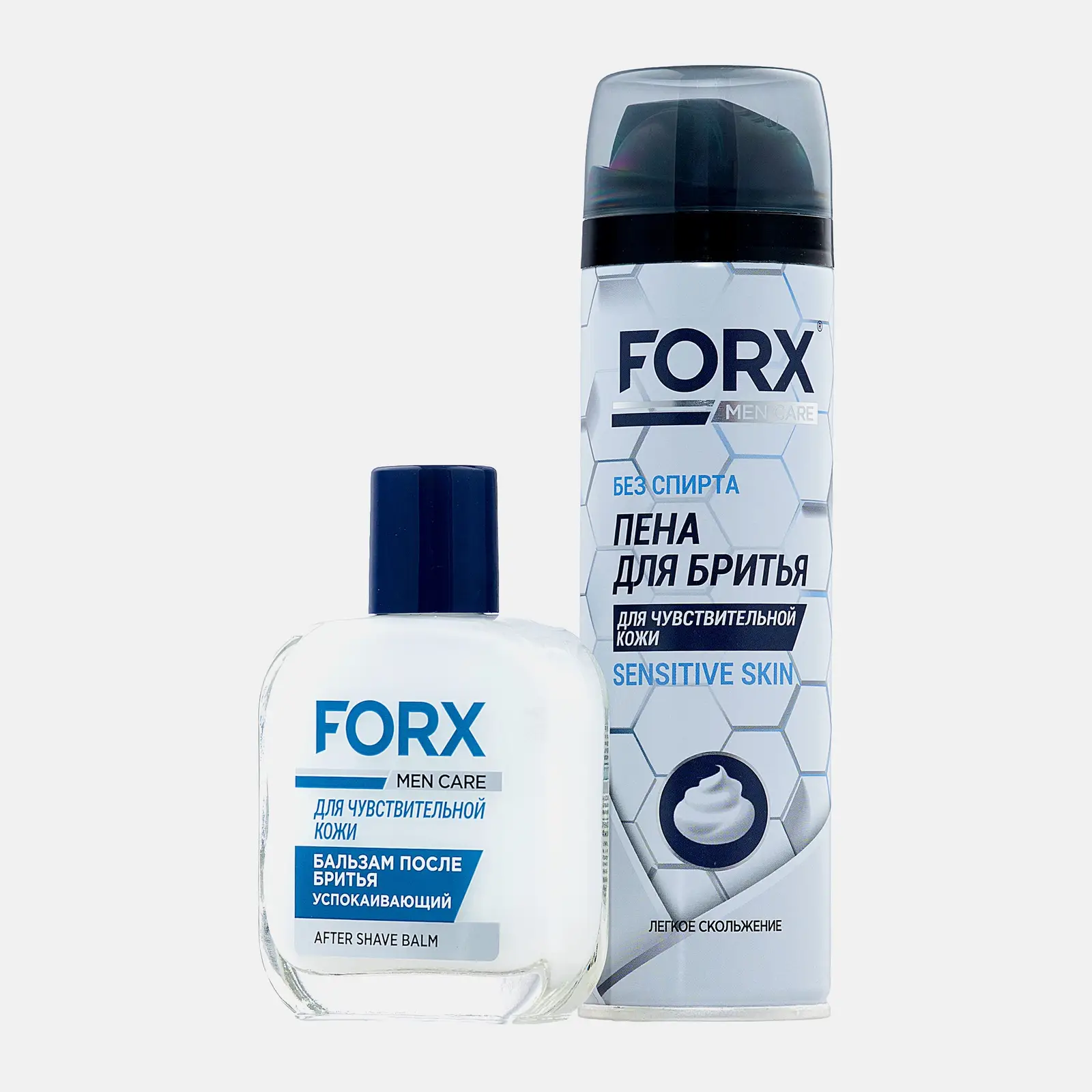 Подарочный набор для бритья Территория мужчин Forx Пена + Бальзам после бритья 300мл в ассортименте