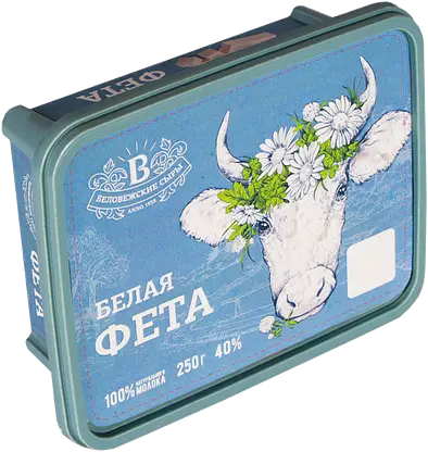 Сыр Беловежские сыры Белая фета 40% 250г