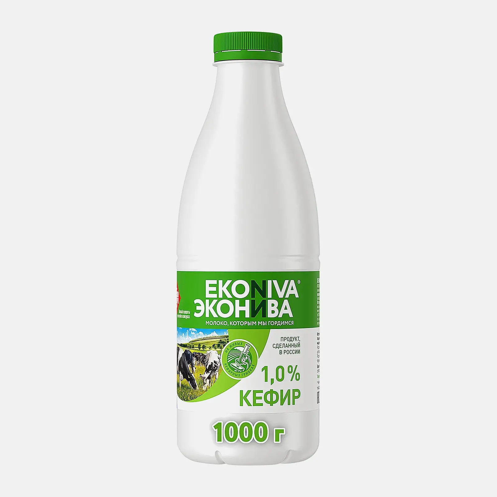 Изображение товара Кефир ЭкоНива 1% 1кг натуральный молочный продукт для здоровья