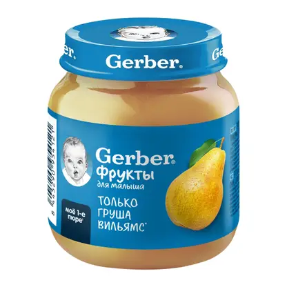 Изображение товара Пюре Gerber Груша с 4 месяцев 125г
