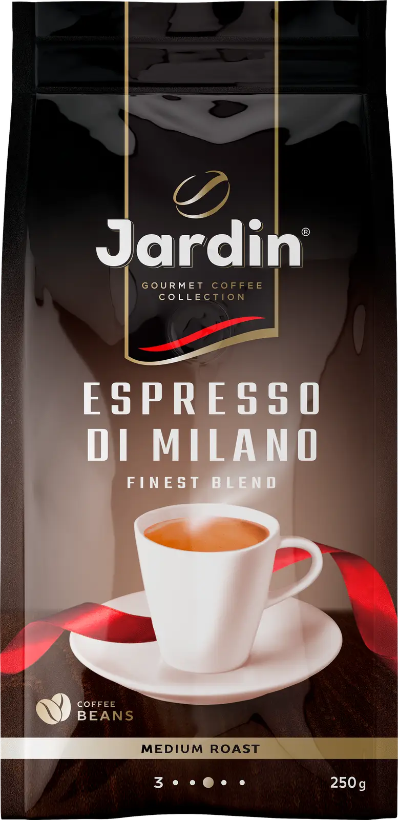 Кофе в зернах Jardin Espresso Di Milano 250г — в каталоге на сайте сети  Магнит | Краснодар