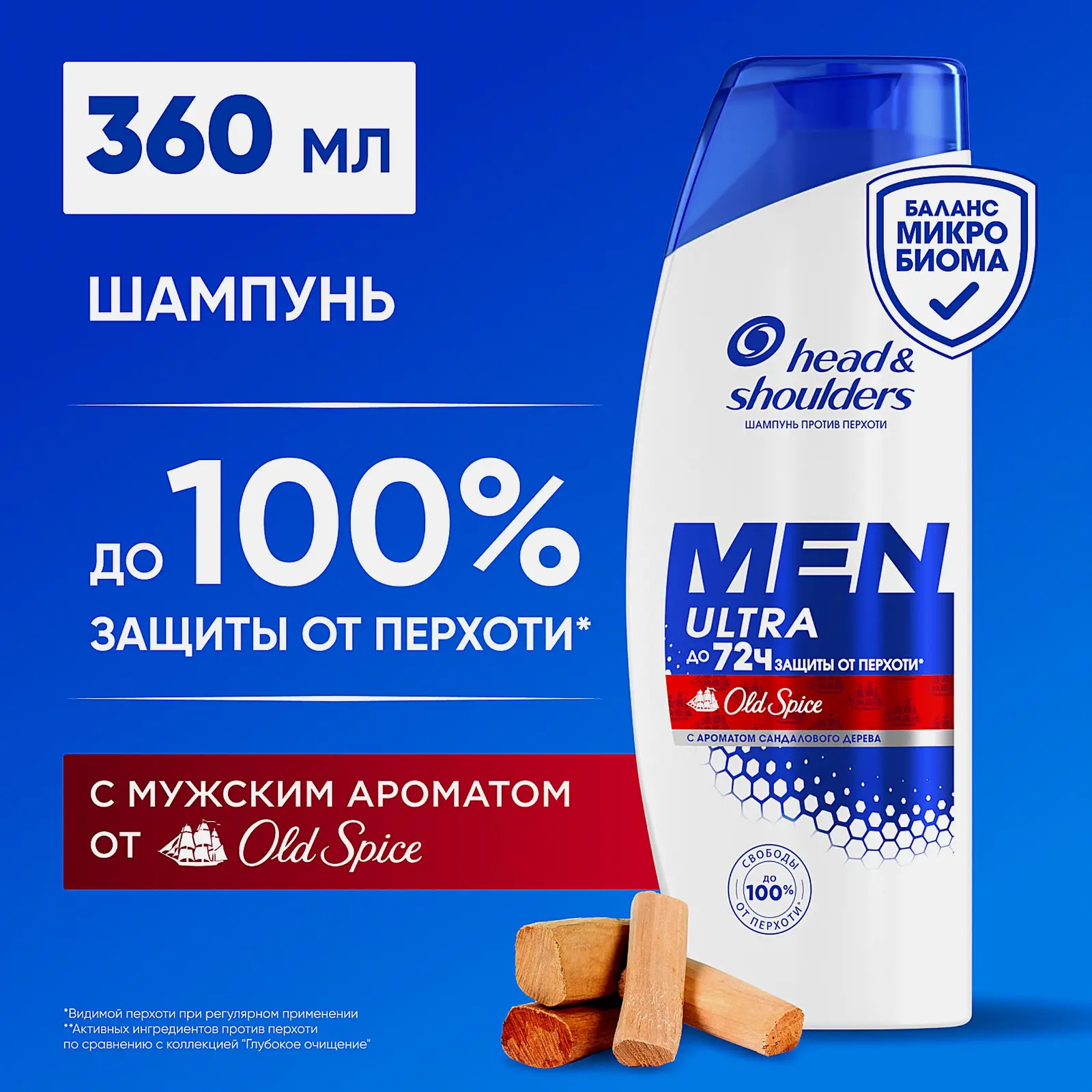 Шампунь для волос против перхоти Old Spice Head&Shoulders 360мл - фото 7 Шампунь для волос против перхоти Old Spice Head&Shoulders 360мл - фото 7