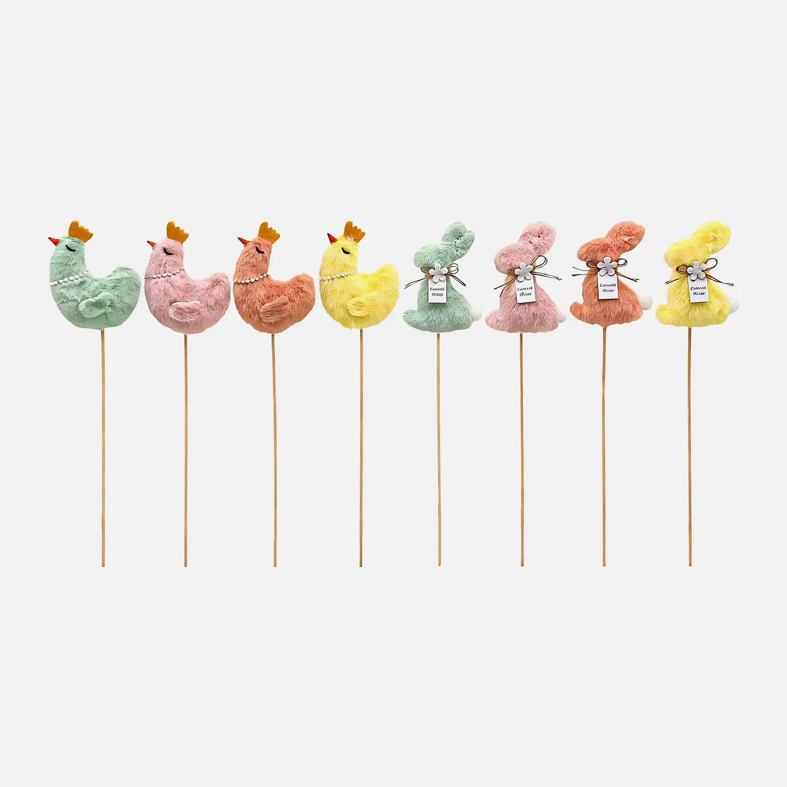 Пасхальный декор на палочке 31см в ассортименте