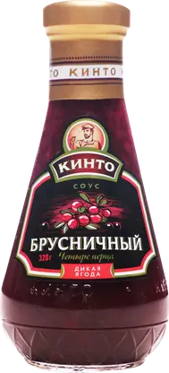 Изображение товара Соус Кинто Брусничный 320г